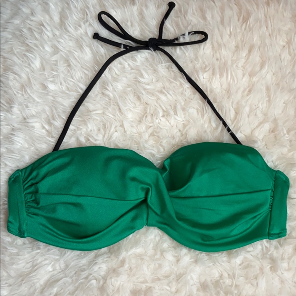 Victoria’s Secret green twist swim top